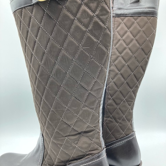 Talbots Brown Tamera Quilted Riding Boots - Picture 10 of 15